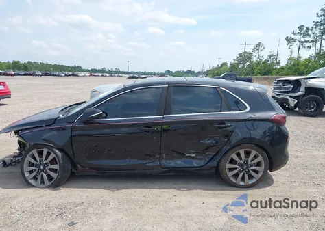 2018 Hyundai Elantra Gt Sport из США, поврежденный, VIN KMHH55LC2JU041274